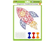 3 Pack Krafty Kids String Art Kit-Rocket CK134-C