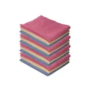 Superio Microfiber Wash Cloths Ultra Absorbent Cleaning Towels Multi Purpose(12)