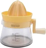 Manual Citrus Juicer, 500ml Lemon Squeezer with Scale, Portable Handheld Orange Juicer Hand Press Juicer Machine Juice Extractor for Fruits Vegetable Kitchen