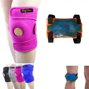 Kid'S Knee Brace Support plus Hot and Cold Ice Gel Pack Stabilizing Patella Meni