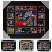 Roger Federer Signed Framed Memorabilia Limited Edition V2 Multiple Variations