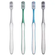 4Pcs Tooth Cleaning Travel Toothbrushes for Adults Men Hard Bristles Teeth