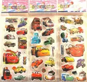 Disney Pixar Cars lightning mcqueen car Stickers 10 sheets