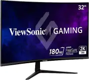 Omni VX3218C-2K 32 Inch Curved 1Ms 1440P 165Hz Gaming Monitor with Freesync Prem