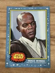 Mace Windu 10x14 Fine Art Print #1/1 Gold Topps Star Wars Living Set #168