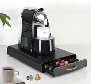 WomenWonders 50-Cup Coffee Pod Holder & Storage Drawer | Nespresso Pod Holder |