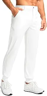 [G Gradual] Men's Golf Joggers Pants 4 Pockets with Belt Loops Stretch Slim Fit Joggers for Men Casual Travel Work