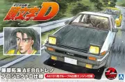 AOSHIMA 1/24 Initial D Toyota Sprinter Trueno AE86 Project D Ver. Model kit JP