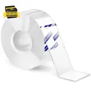 Strong Nano Double Sided Tape Heavy Duty Mounting,Clear Removable Wall Sticky Ad