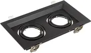 SHINEOFI Lighting Trim Ring for Spotlights Mounting Frame for Installation Downlight Fitting for Seamless Appearance Design