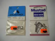 9 Packs Mustad W3369A Classic Worm Hook Size 4 to 5/0 Weedless Sproat hooks