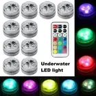Aquarium Submersible Underwater RGB LED Light Remote Control Fish Tank Ball Lamp