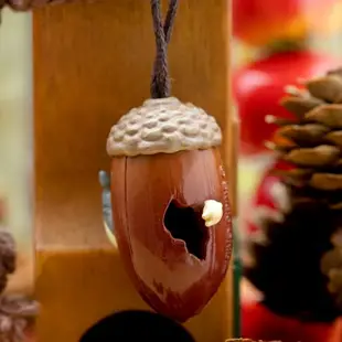 真愛日本 宮崎駿 吉卜力 龍貓 橡果音造型吊飾 大灰龍貓 橡果 掛飾 吊飾 鑰匙圈 禮物