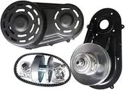 [Motercyole Parts] TAV2 40 Series Go Kart CVT Torque Converter 1" Bore Driver Clutch 3/4" Driven Clutch Belt 203785 [Easy to Replace]