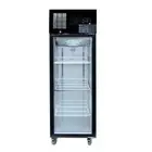 Single Glass Door Upright Fridge Black Stainless Steel - SUCG500B GRS-SUCG500B