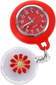 [BESTYASH] 1pc Nurse Table for Digital Fob Watch Retractable Pin Nurses Kits Watch Brooch Clip Vet Digital Watch Scrubs Nurse Watch Nurse Fob Watch Mirror Material: Ordinary Glass Mirror