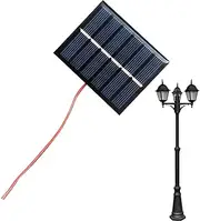 2W Solar Panel,2W Compact Solar Board Panel | Waterproof Energy Source, Sun Cell Module, Sun Epoxy Plate Charging Supplies for Outdoor Adventures