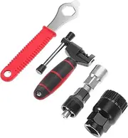 NAMOARLY 1 Set Bicycle Repair Tools Convenient Crank Puller Shaft Remover Portable Bike Wrench Kit for Mountain Bikes Versatile Tool for Quick Repairs