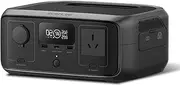 EF ECOFLOW Portable Power Station RIVER 3(UPS), 245Wh LiFePO4 Battery Power Station, 300W Up to 600W AC Output, <10 MS UPS & <30 dB, 1Hr Fast Charging Solar Generator for Outdoor/Camping/Home Use