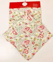 Christmas Winterland Snowberry White 90" Holiday Table Runner