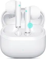 Bluetooth Headphones, Bluetooth 5.3 Stereo HiFi Immersive, 46 Hours Lifespan, Wireless Headphones with USB-C Fast Charge, IPX7 Waterproof, Touch Control, 46 Heures