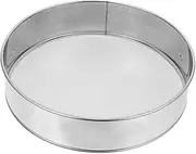 Happyyami Stainless Steel Soil Test Shaker with Double Frame Design Mesh Sieve for Accurate Soil Screening and Laboratory Use Garden Sieve for Efficient Sample Preparation