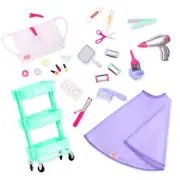 Battat Our Generation Berry Nice Salon Hair Set 18" Dolls NEW