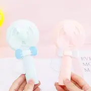 Handheld Face Fan, Cute Lollipop Handheld Manual Fan Mini Portable Hand Pressure Children Kids Toy - Random Color/1686