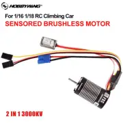 HobbyWing QUICRUN Mini16 2in1 3000KV Brushless Motor For 1/16 1/18 Crawler Car