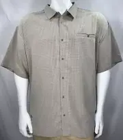 NEW Columbia® Security Check II™ - Mens Big & Tall Short Sleeve Shirt (Tusk)