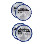 Avanti Pro Circular Saw Blade Set Thin-Kerf Wood Cut Carbide Blade (4-Piece)
