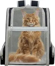 Backpack Cat Carrier - Dog Backpack Carrier,Portable Pet Supplies with with Non-Slip Bottom Plate for Small Medium Animals