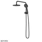 Methven Krome Short Twin Shower System 17-7165MBK (Matte Black) WELS 3 Stars 9L