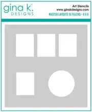 Gina K Designs Stencils - Master Layouts 15 Fillers