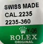 ROLEX FACTORY NEW SEALED SECOND WHEEL 2235 360