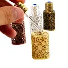 3ml Mini Antiqued Perfume Refillable Bottle Arab Style Essential Oils Atomize TQ