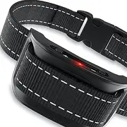 NPS No Shock Bark Collar for Small to Large Dogs - Smart Chip Adjusts to Stop Barking in 1 Minute - Highly Effective Vibration and Sound Stops Barks Fast with No Pain - Safe, Anti-Bark Device