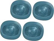 4 Pack Universal Sink Drain Cover Anti- Plug Material Easy to Clean Sealed for Washing