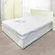 Birdie南亞塑鋼-5尺雙人加高型六拉門塑鋼床組(床頭片+加高推門收納床底)(黃橡木色)