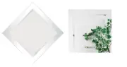 Alno 9287-202 Mirrors 20" W x 20" H Square Frameless Bathroom