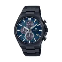 在飛比找環球Online優惠-【CASIO】EDIFICE 太陽能電力 三針三眼 計時碼錶