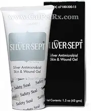 Silver-Sept 1.5Oz Antimicrobial Skin & Wound Gel