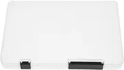 jojofuny Clear File Case Portable Plastic Storage Box with Buckle Closure for Documents Magazines and Crafts Versatile Organizer for Home and Office Stackable Design for Efficient Space