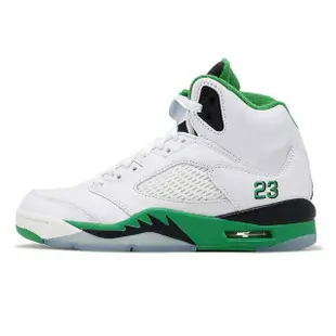 【NIKE 耐吉】休閒鞋 Wmns Air Jordan 5 Retro 女鞋 男鞋 綠 白 Lucky Green(DD9336-103)