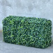 Freestanding Artificial Hedge - Pittosporum 75x100x25cm