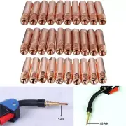 "20PC Gas Nozzle Set with Accurate Concentricity for MB 15AK MIG/MAG Torch"