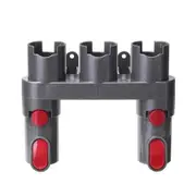 Vacuum Storage Bracket Holder - Compatible with Dyson V7, V8, V10, and V11 - Includes 2 Adapters for Brush Tool and Nozzle Base