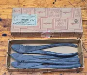 Vintage NOS Erik Anton Berg 7-1/2" side cutting nippers orginal box 2528 Sweden