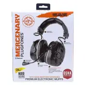 Plugfones Mercenary EarMuff and Headphones Bluetooth Electronic noise cancelling