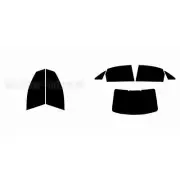 For Audi A4 4-door Saloon 2008-15 Full Pre Cut Window Tint Kit Front & Rear Film